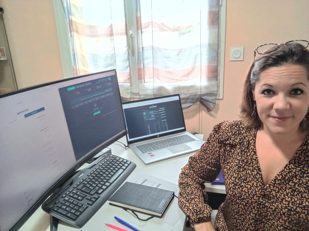 Caroline, fondatrice de CO-Gest'UP, propose un accompagnement gestion TPE PME dans les Landes